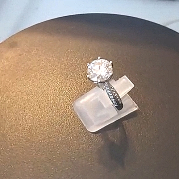 3ct. Moissanite Diamond Ring - Picture 3 of 10